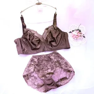 B C D E F G ensembles soutien-gorge et culotte sous-vêtements dentelle ensemble de Lingerie mince grande taille vêtements 2 deux pièces soutiens-gorge réglables pour culottes femmes