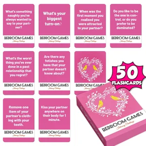 50 Stuks Paar Interactieve Spelkaarten Paar Night Dating Games Volwassen Flirty Waarheid Of Durven Kaarten Voor Man Vrouw Party fun