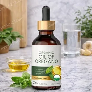 น้ำมันออริกาโนอินทรีย์หยดของเหลวมังสวิรัติอาหารเสริมสมุนไพรสุขภาพ Non-GMO ปราศจากกลูเตนทุกวันโภชนาการสนับสนุน 60ml ต่อขวด