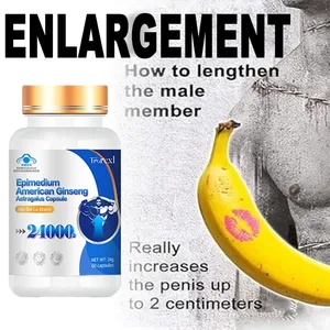 Peningkatan Energi dengan Ekstrak Epimedium & Ginseng - Meningkatkan Kekuatan & Kepercayaan Diri -Suplemen Pembesar Herbal Harian Pria