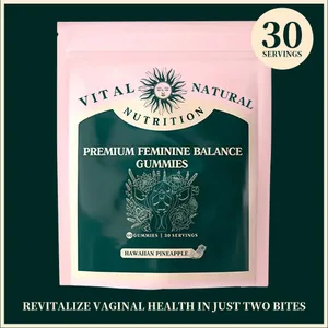 60 darab Vital Source Feminine Balance gumicukorral fogynak a jól ápoló női ajándékok – hawaii ananász