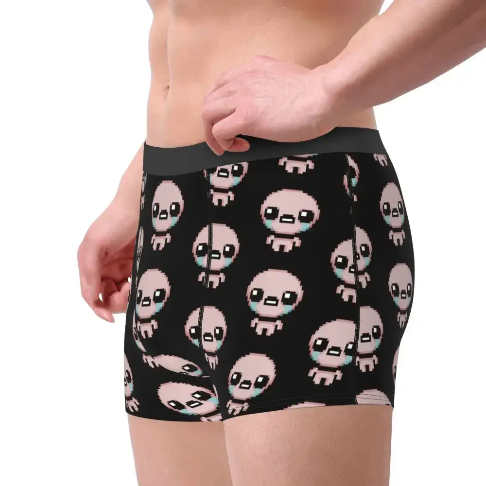 La reliure d'Isaac Pixel sous-vêtements masculins Sexy imprimés Boxer personnalisé slips culottes caleçons doux