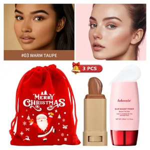 Blur Magnet Primer & Eraser Foundation Stick Long Lasting Pore Minimizing Smooth Face Makeup Oil Control Matte คริสต์มาสของขวัญ