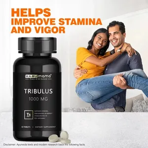 כדורי Tribulus Terrestris בטוהר גבוה תוסף זכר לשיפור סיבולת אנרגיה והפעלה מהירה 60 טבליות