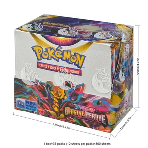 360 stk franske Pokémon TCG: 360 ORIGINE PERDUE Box Pokemon Cards 36 Pack Box