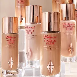 Charlotte Tilbury CT Highlighter Foundation Continuously Texture of The Makeup Hydrating Concealer Brightens Powder Compact