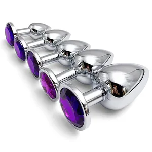 2026 Hot Sex Toy Metal Anal Plug Jewelry Base Beginner To Expert Butt Plug Adult Toy Tail Female/Male Dildos Couples Adults Game