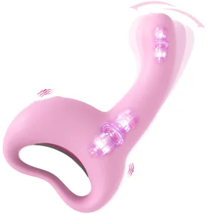 Genggam Guncangan Kuat Anal Vibrator Jari Menggali Bergetar Dildo Prostat Pijat Pria Masturbasi Mainan Seks G-spot Sexmachine