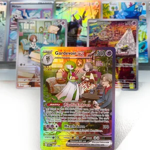 Scarlet & Violet PKM Cards PTCG6-B GX Rainbow Gardevoir Drowzee Ralts Riolu ex Rare Collection Battle Toys Gifts for Hobbies