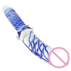 Büyük Kristal Cam Yapay Penis Büyük Anal Plug Seks Oyuncak Kadınlar Için Vajina Masajı Kadın Mastürbasyon Penis G-spot Klitoris Erkekler Yetişkin