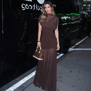 2026 Spring Summer Elegant Women Dresses Wedding Guest Ladies Patch Work Tulle Dresses Valentine‘s Day Woman Dresses