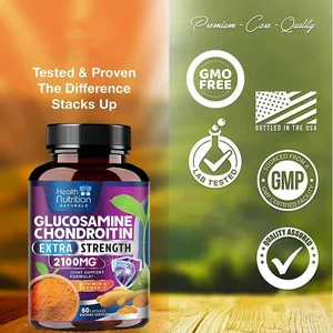 Γλυκοζαμίνη Χονδροϊτίνη Turmeric MSM Triple Strength Joint Support 2100mg