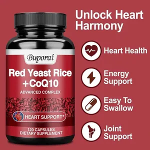 Red Yeast Rice with CoQ10 Supplement - Antioxidant Support for Energy and Heart HealthSupplementsSupplements