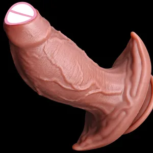 Realistic Flesh Skin Soft Thick Big Dildo Double Silicone Small Penis Woman Man Anal Sex Toy Suction Cup Dick Masturbators Cock