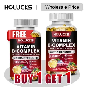Buy 1 Get 1 Free! Pure Vitamin B Complex Supplement para sa Energy Metabolism at Nervous System Immune Defense at Stress Relief
