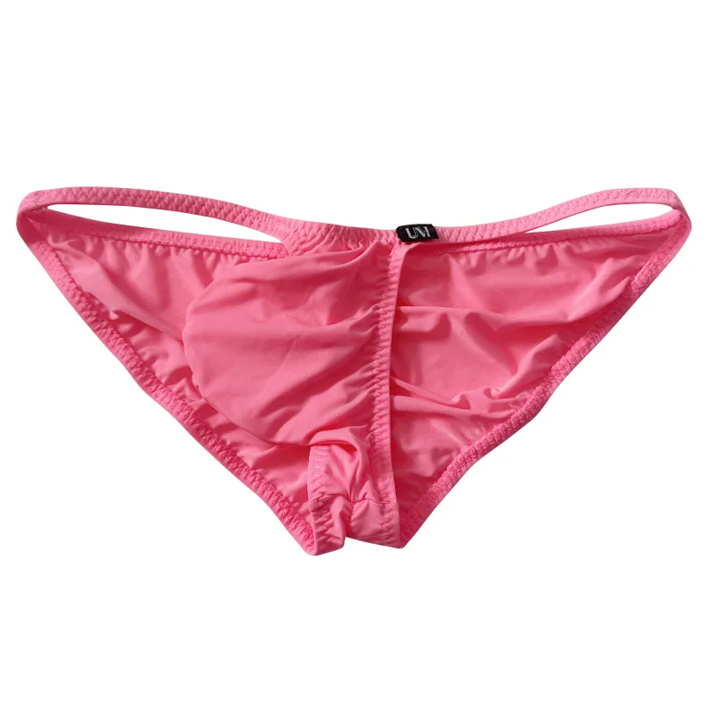 Slip taille Ultra basse pour homme, sous-vêtement translucide et Sexy, confortable, moderne, à la mode, mettant en valeur les fesses