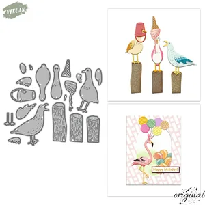 Cartoon Möwen Schneiden Stirbt DIY Scrapbooking Metall Stirbt Für Karte Machen Handwerk Alben Dekor Messer Form