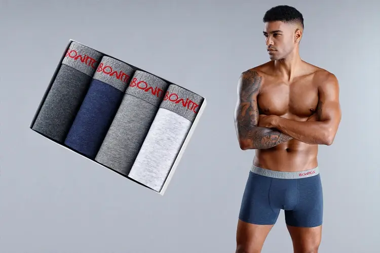 4 stücke Baumwolle Unterwäsche Für Mann Boxer Heißer männer Höschen Set Hohe Qualität Herren Boxer Shorts Familie Männliche Unterhose geschenk Sexy Stamm
