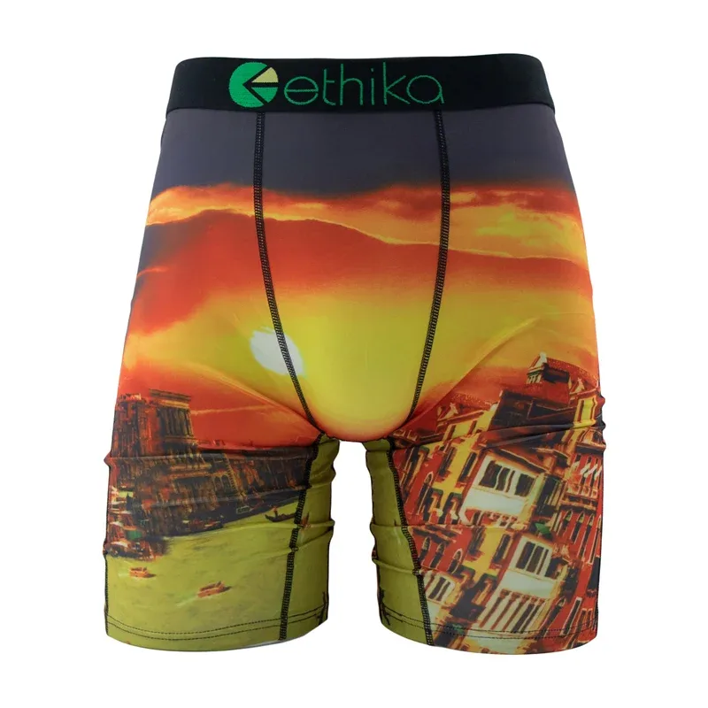 1Pcs Männer Unterwäsche Boxer Atmungsaktive Mesh Herren Unterhosen Plus Größe Mann Schwimmen Boxer Briefs Sommer Sexy Männer der Höschen