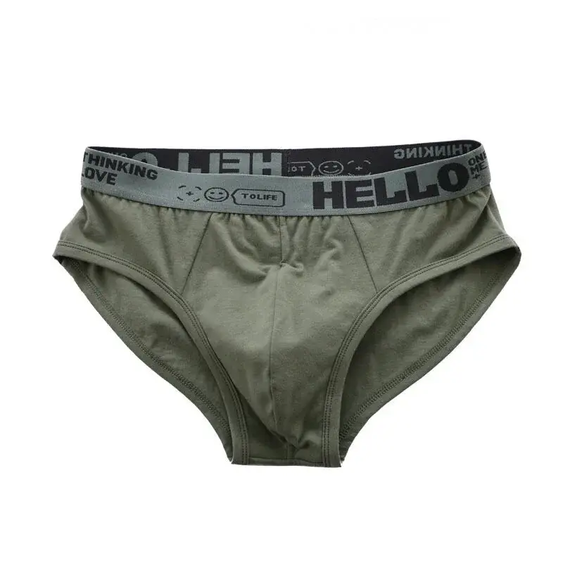 5Pairs/Men's Underwear Pure Cotton Men's Triangle Shorts Sexy Boxer Breathable Men's High Stretch 3D Underwear Men Plus L-5XL