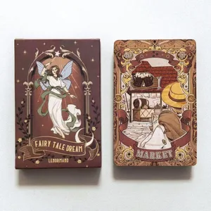 Fairy Tale Dream Lenormand Tarot Deck - 44 Cards Tabletop Game Illustration Theme for Divination And Storytelling