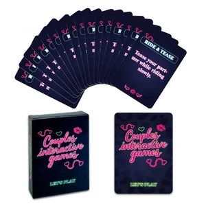 50PCS Seksuele Paar Game Card Flirty Interactieve Date Night Game Liefde Q&A Uitdaging Kaart Set Romantische Valentijnsdag gift