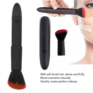 Electric Loose Powder Brush 10 Gears Vibration Quick Makeup Brush Blush Rechargeable Multifunctional Makeup Brush Tools
