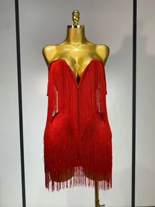 Frauen Sexy Liebsten Quaste Off Schulter Verband Kleid Phantasie Club Berühmtheit Abend Party Mini, Figurbetontes Kleid Geburtstag Vestido