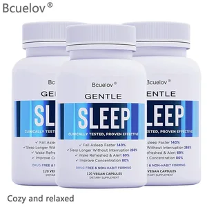 อาหารเสริม Bcuelov Natural Sleep - ช่วยให้หลับเร็วขึ้นและบรรเทาความเครียด