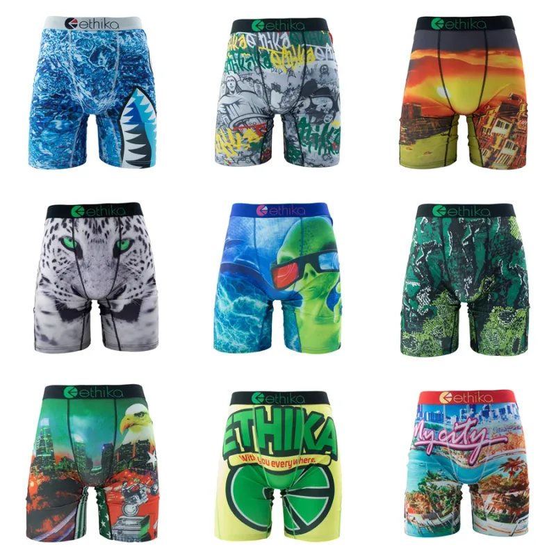 1Pcs Männer Unterwäsche Boxer Atmungsaktive Mesh Gabelung Herren Höschen Plus Größe S-3XL Sommer Mann Unterhose männer Boxer Briefs