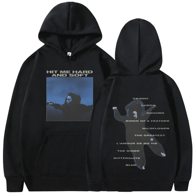 Hit Me Hard and Soft 2024 Tour толстовки для мужчин и женщин модные винтажные толстовки в стиле Харадзюку с длинными рукавами негабаритные пуловеры подарок для фанатов