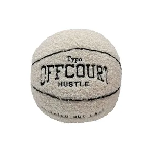 Нова м'яка подушка для баскетболу Offcourt Подушки для подушок у формі баскетбольної подушки Fuzzy Pillow Bedroom