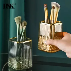 Luxury Makeup Organizers Desktop Cosmetic Brush Storage Box Office Θήκη για στυλό Μακιγιάζ Organizer Κραγιόν Sundries Θήκη