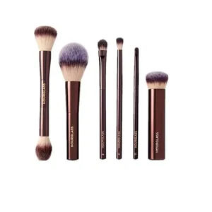 1pc sablier poudre Contour pinceaux de maquillage fond de teint fard à joues maquillage brosse métal poignée correcteur bronzant haut de gamme avec boîte