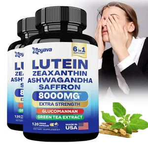 Suplement luteiny i zeaksantyny 8000 Mg Witaminy do oczu z szafranem dla dorosłych Suplement zdrowia oczu wspomaga wzrok
