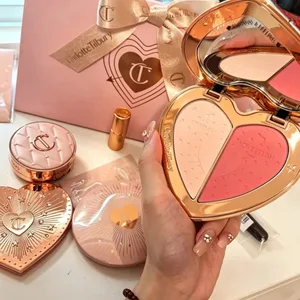 Charlotte Tilbury Airbrush Flawless Finish Makeup Finishing Powder Pillow Talk Beauty Soulmates Face Palette CT Beauty Cosmetics