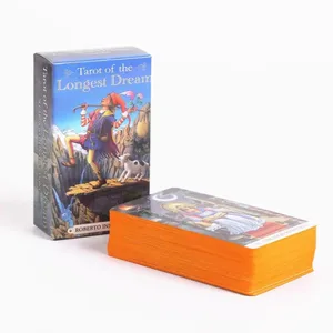 78 längsta drömkort med guidebok Rider Waite-stil tarotdäck för nybörjare Spådomsförklaring Oracle brädspel