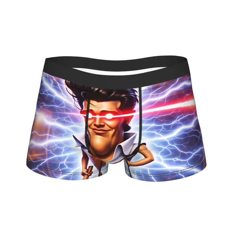 Charlie Kirk Meme Boxershorts Pouch Underkläder Högkvalitativ Customs Shorts Trosor Nyhet Herr Trosor Plus Size 2XL