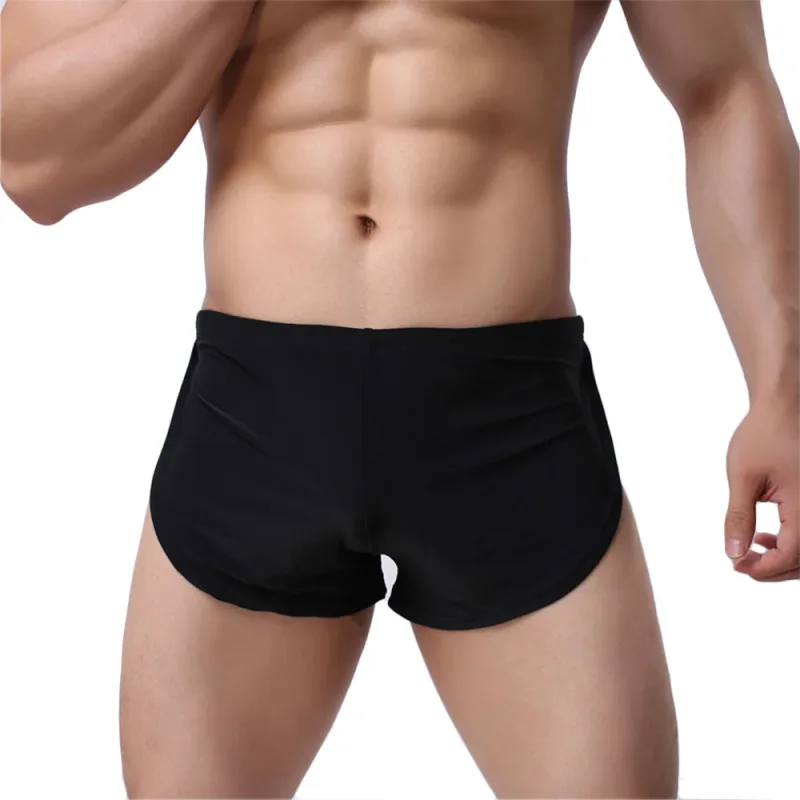 Quần Lót Nam Quần Lót Võ Sĩ Thoáng Khí Nam Boxer Bộ Đồ Ngủ Bên Chia Quần Lót Cueca Homem Quần Short Đồ Ngủ
