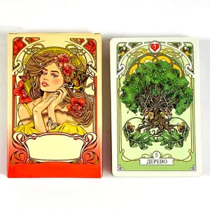 New Oracle Cards A 37 Deck Russian Version Board Playing Games Oracle Cards For Family and Friends Party Holiday Games