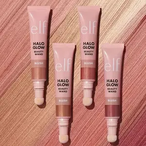 Elf Halo Glow Blush Contour Liquid Contour Blush Stick สำหรับ Defined Shadows Matte Glow Primer Moisturizing Base ลดรูขุมขน