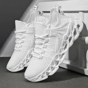 Męskie sportowe siateczkowe tenisówki Lekkie i wygodne buty do biegania dla mężczyzn Miękka podeszwa Antypoślizgowe buty na co dzień Chodzenie na świeżym powietrzu