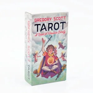 Gregory Scott Tarot 78-Card Deck Tabletop Cards Of Group Games For Parties Precognition & Divinatio Oracle Set 11.1*6.1cm