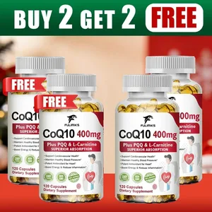 Køb 2 Få 2 gratis! CoQ10 Ubiquinol 400mg kapsler overlegen absorption til hjertesundhed cellulær energi og antioxidantforsvar