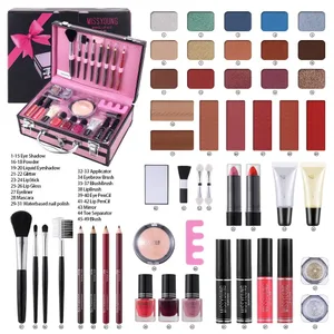 Hot Sale Multifunctional Makeup Sets Matte Eyeshadow Lipstick Highlight Blush All In One Portable Full Face Cosmetic Makeup Kit