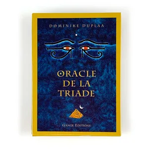 Oracle De La Triade Version française cartes Oracle jeu de cartes de Divination mystique égyptien ancien jeu de cartes de divination spirituelle