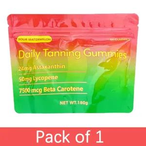 Tanning Gummies för kvinnor och män | Sun Tanning Supplement med Astaxanthin Lycopen Multivitamins | Skin Radiance HYdration
