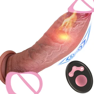 Realistic Veins Soft Thick Dildo Masturbators Big Cock Double Silicone Small Flesh Penis Woman Man Anal Sex Toy Suction Cup Dick