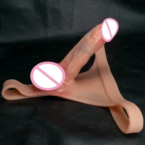 Silikone strop on dildo til lesbiske homoseksuelle genanvendelige solid penis pik hud følelse dildo bukser Strapon penis sexlegetøj til kvinder 18+