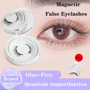 4pcs/1pair New 3 Magnetic False Eyelashe
